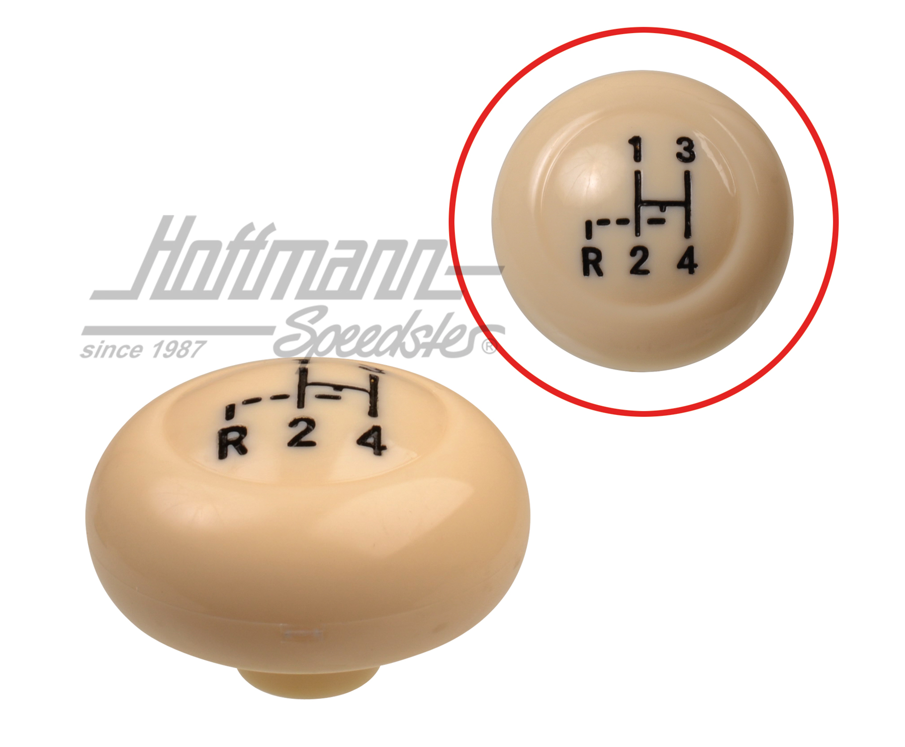 Schaltknauf, 12mm,Schaltschema,elfenbein | AC7116107 | 020-2014-76