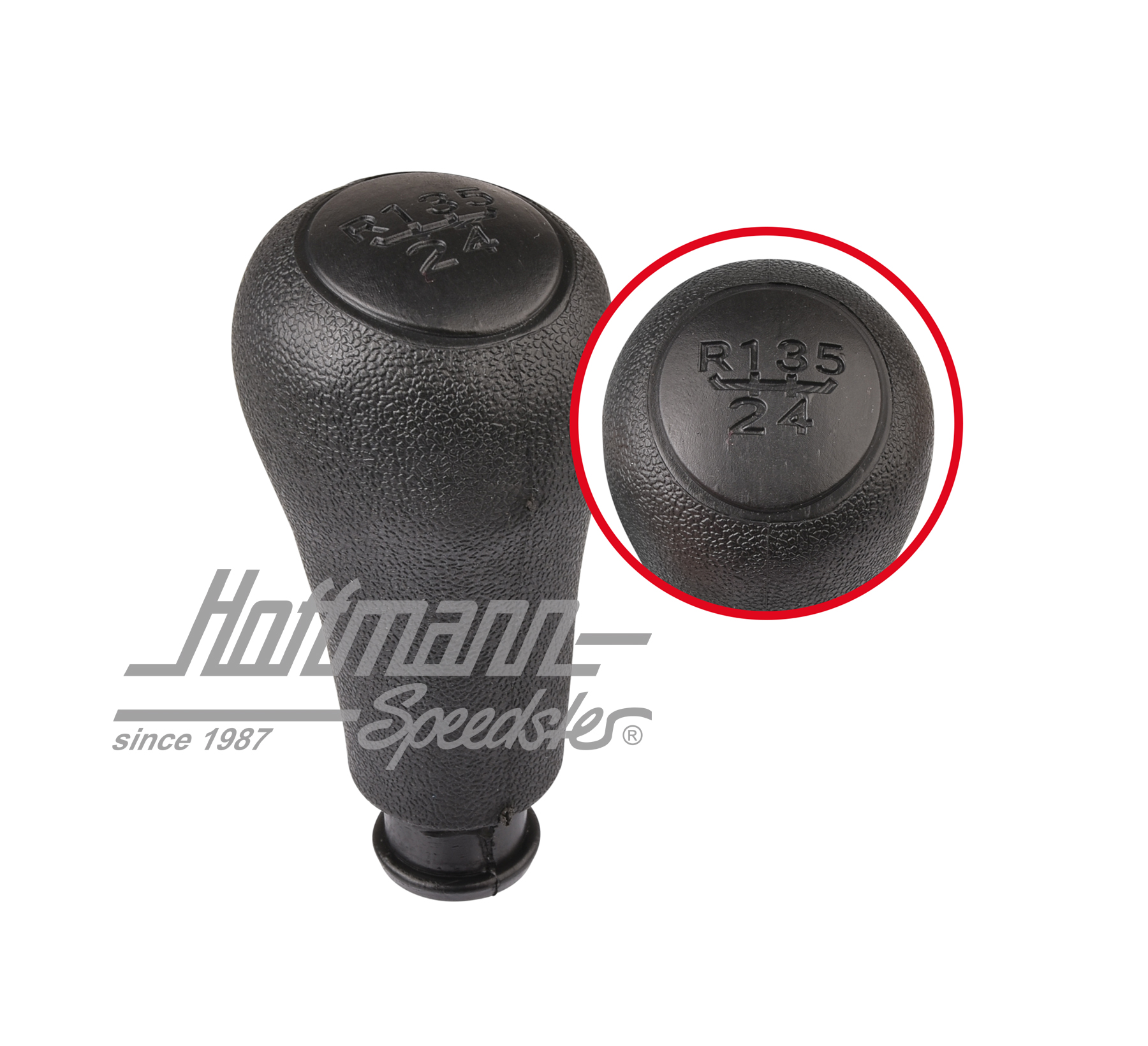 Schaltknauf, 5-Gang, Bus T4/Golf 3 | 1H0 711 141 A 01C | 407-2041