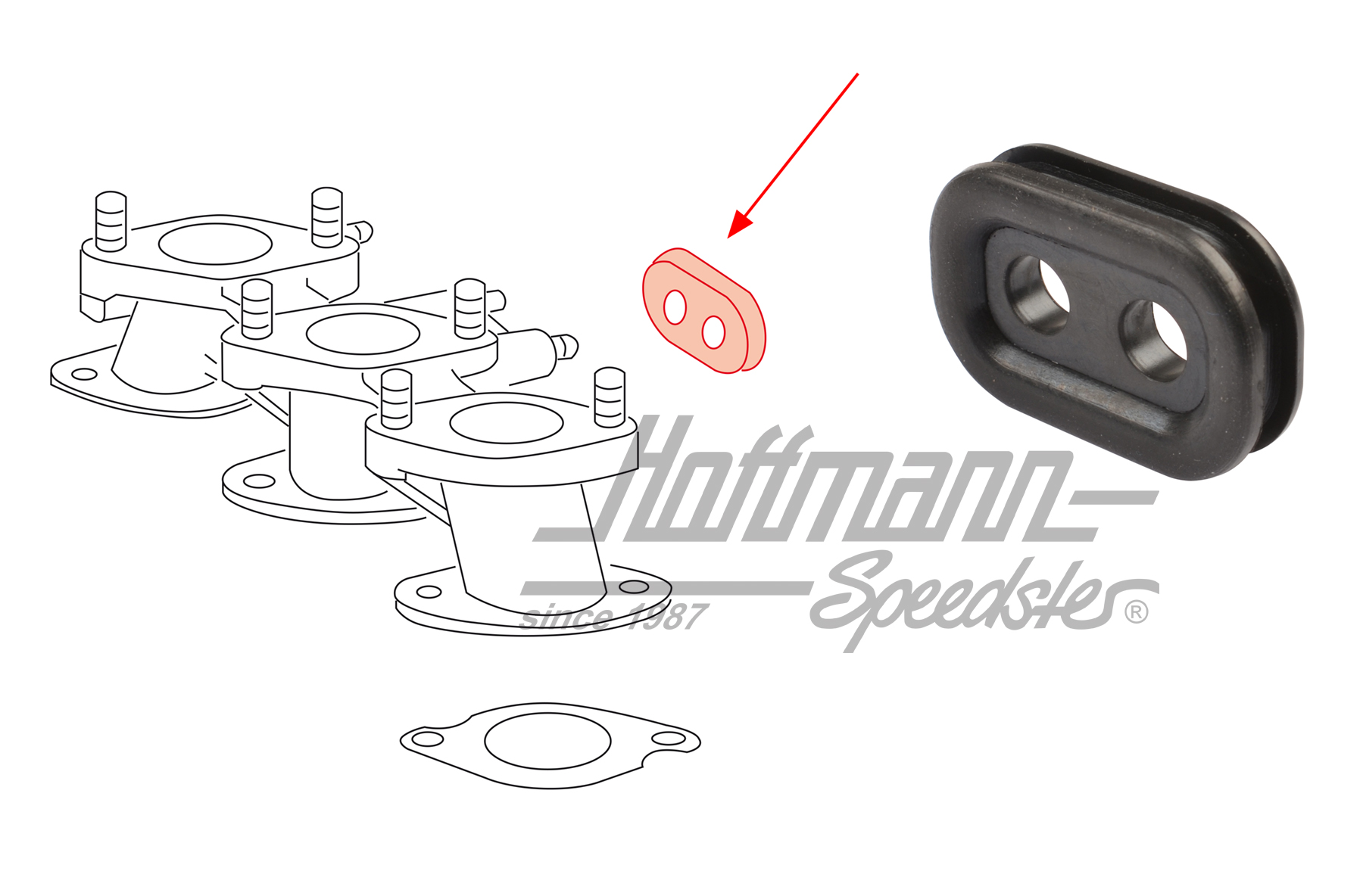 Tülle, Ansaugkrümmer, 911/914