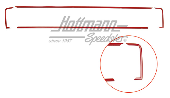 Zierleistensatz, Seriengrill, rot | 171 898 677 rot | 180-1166