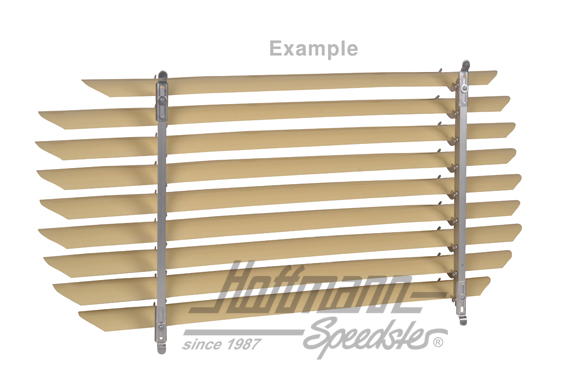 Heckfensterjalousie, Alu, beige, 8.71-