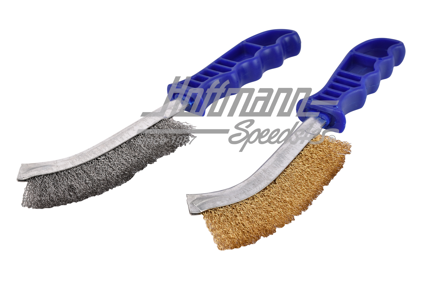 Drahtbürstensatz, Stahl + Messing, 2tlg.