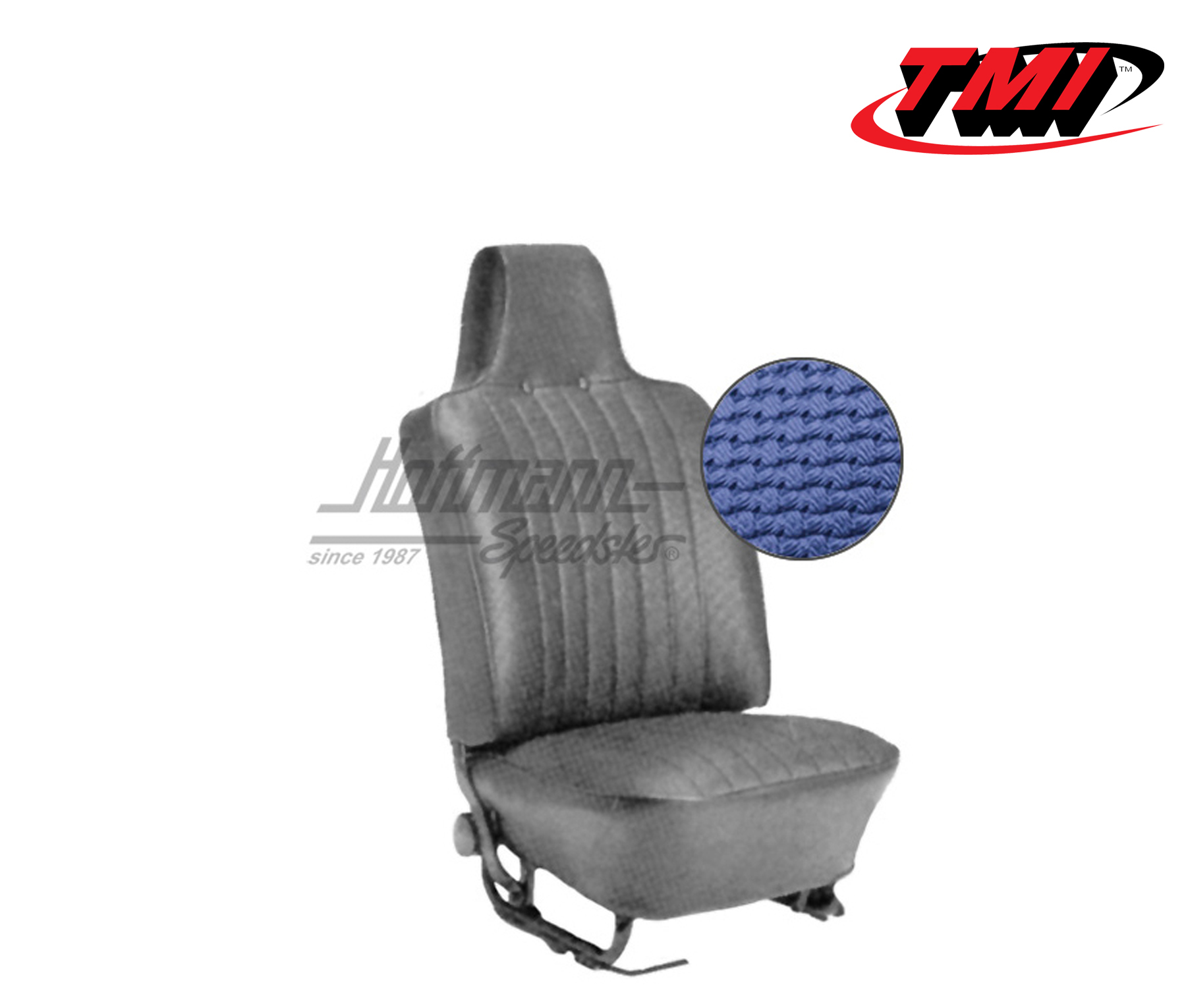 Sitzbezüge, Cabrio, 69-72, Korbmuster, blau | 43-1325-08 | 055-6120