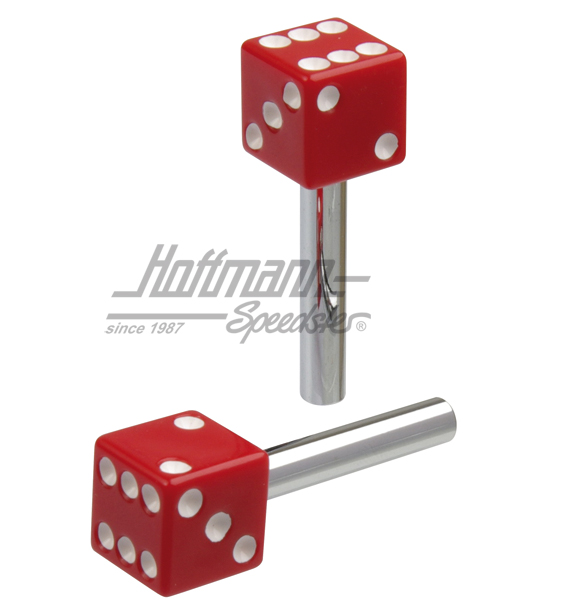 Türsicherungsknöpfe, Würfel, rot | 315-red | 010-3106-39