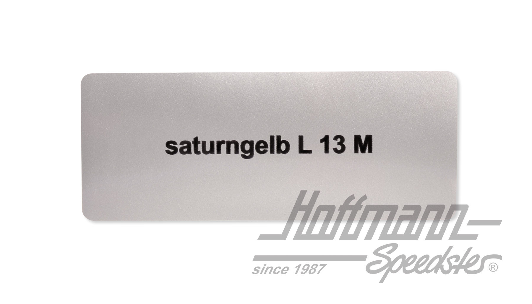 Aufkleber, Farbnummer L13M, saturngelb | L13M | 021-0180-04