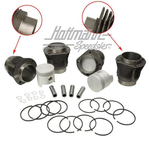 Kolben+Zylinder, 77x64mm, 1.2, 22KW/30PS