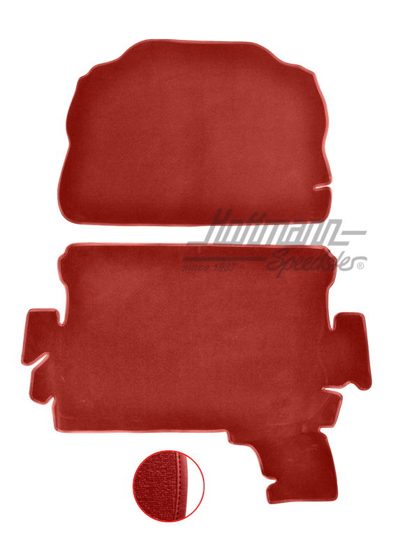 Teppichsatz, Kofferraum, 1303, hellrot |  | 026-6627