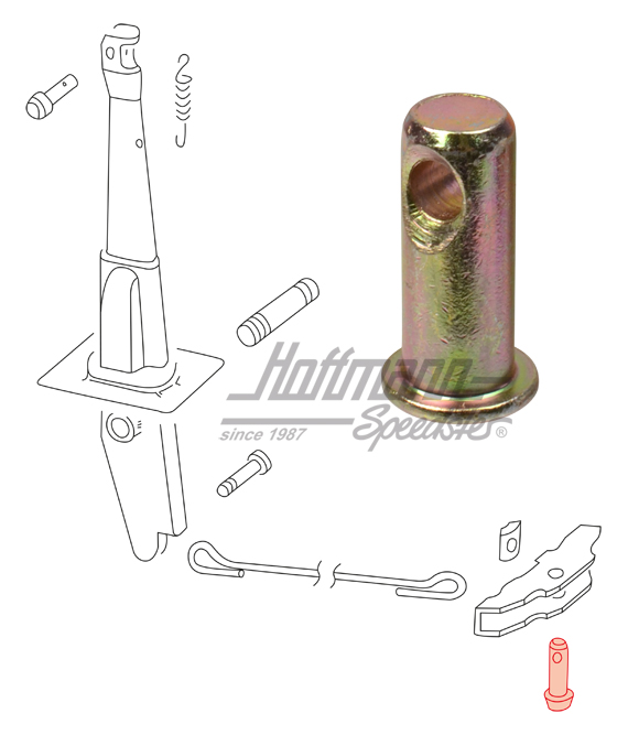 Bolzen, Ausgleichhebel, Handbremse,71-79