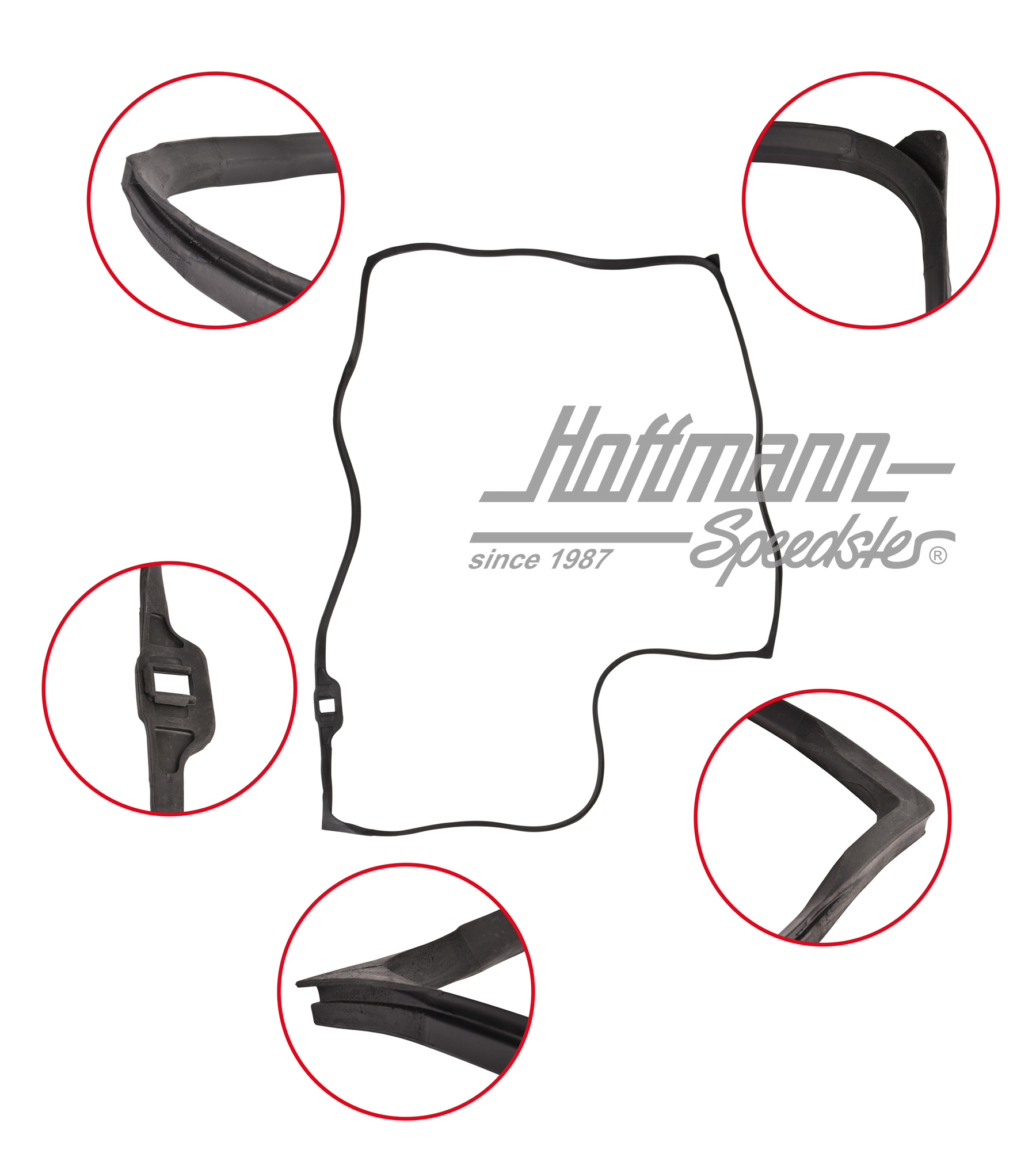 Türdichtung, Bus T2, 67-79, re., Top-Qu. | 211 831 722 D | 090-6102