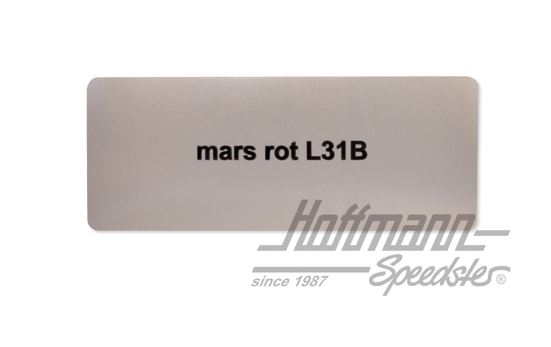 Aufkleber, Farbnummer L31B, mars rot | L31B | 021-0180-08