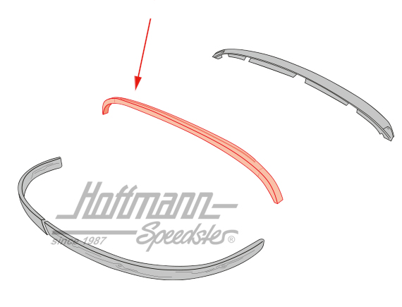 Spriegel über Heckfenster, 12.68- (Holz) | 141 871 871 B WD | 060-4100-14