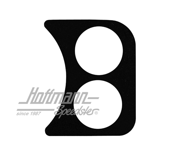 Instrumenteneinsatz,rechts, 2x52,schwarz | --- --- --- | 010-2802-04