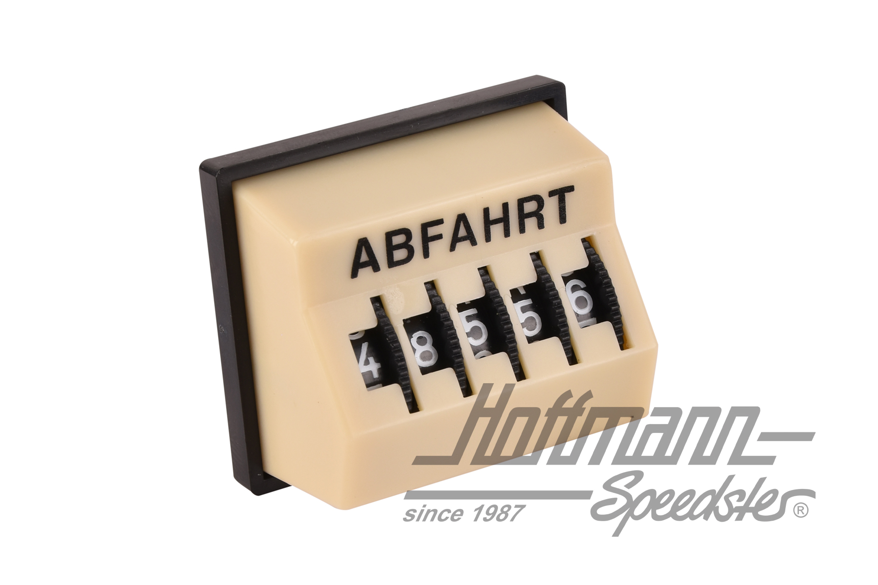 Tageskilometerzähler, "Abfahrt", ivory | --- --- --- | 021-0298-17