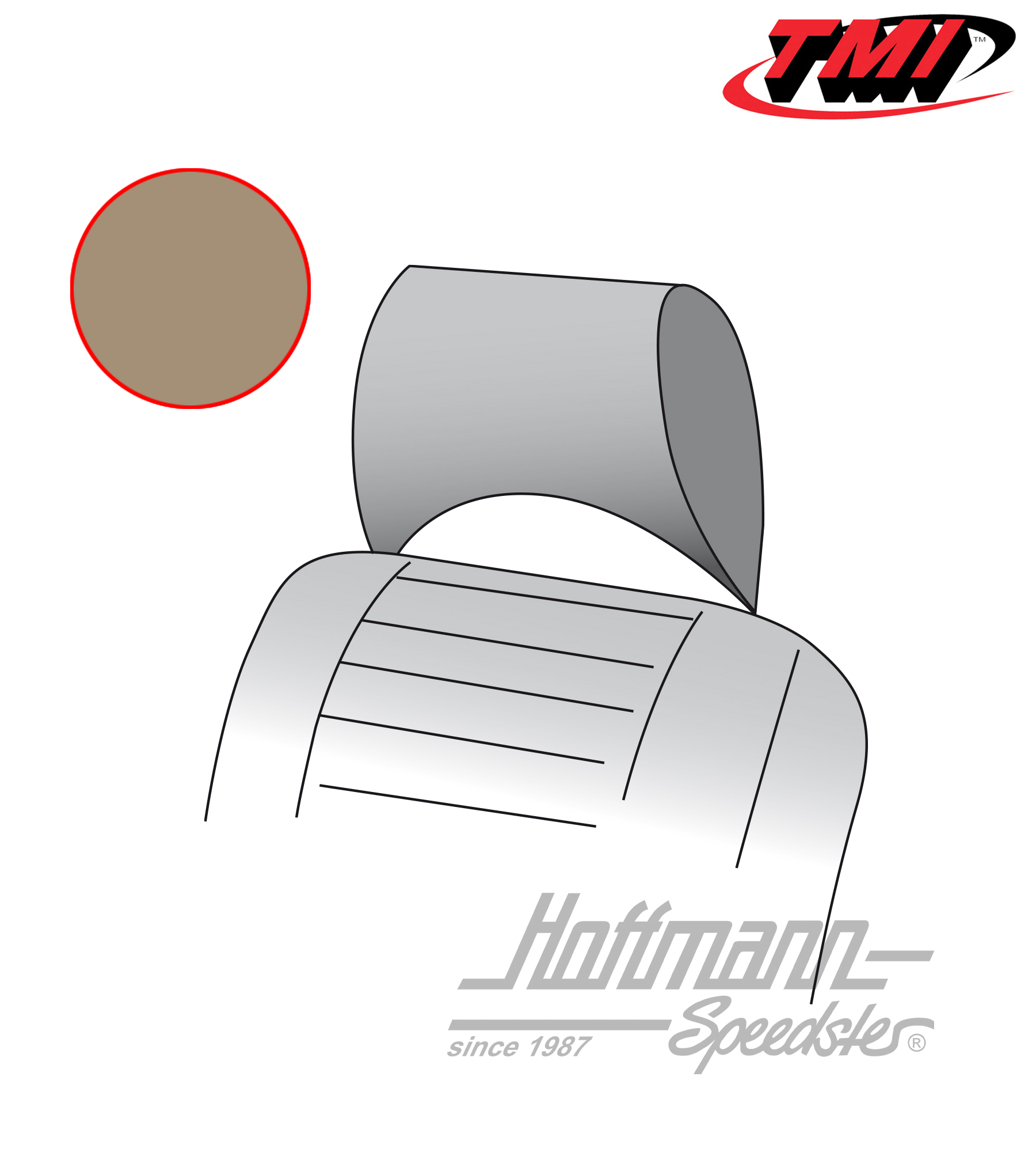 Kopfstützenbezüge, Bus T2, 73-76, beige | 43-2130-14 | 098-0640-20