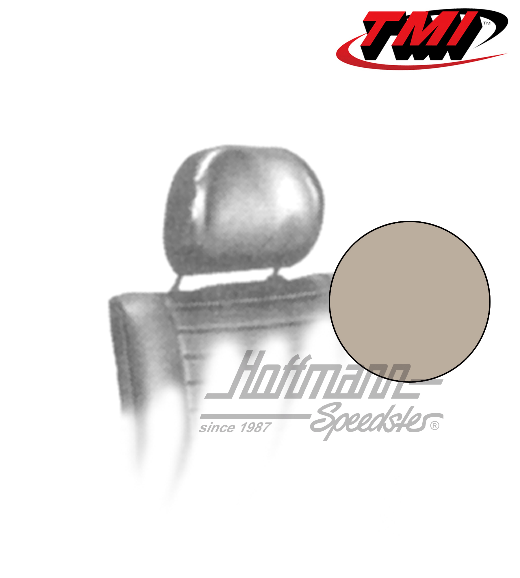 Kopfstützenbezüge, 8.75-, beige | 43-1010-14 | 055-7030