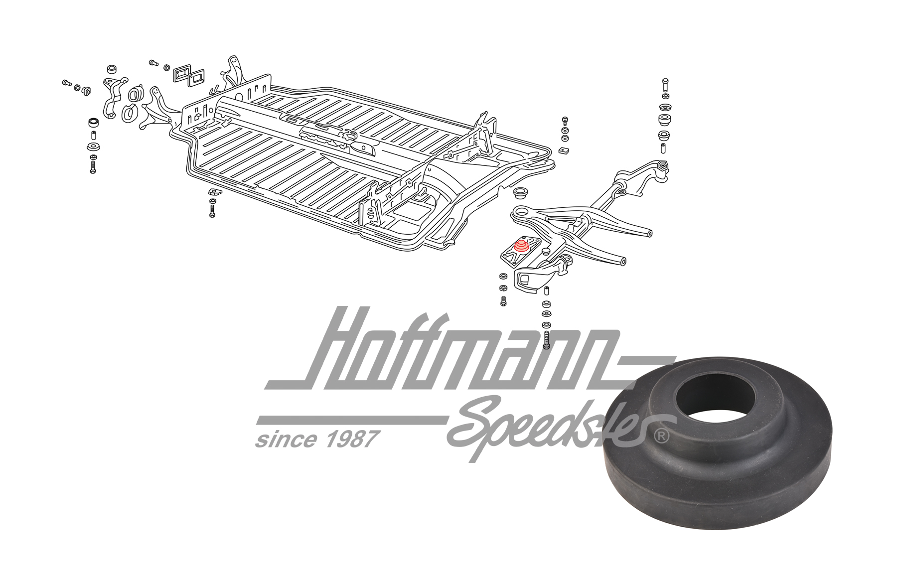 Dämpfungsring, Fahrschemel/Chassis | 311 705 683 | 069-8090-25