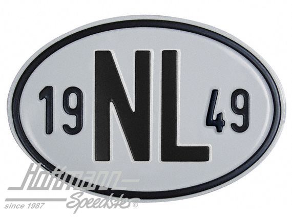 Nationalitätsschild "NL", "1949", Alu |  | 020-2391-49