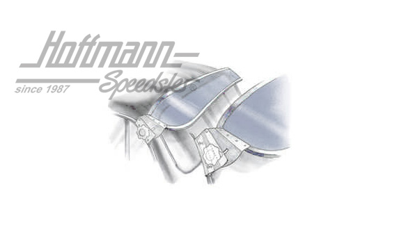 Sonnenschute, Bus T1, 10.52-7.67, rauch | Bus T1 52-67 rauch | 089-6825