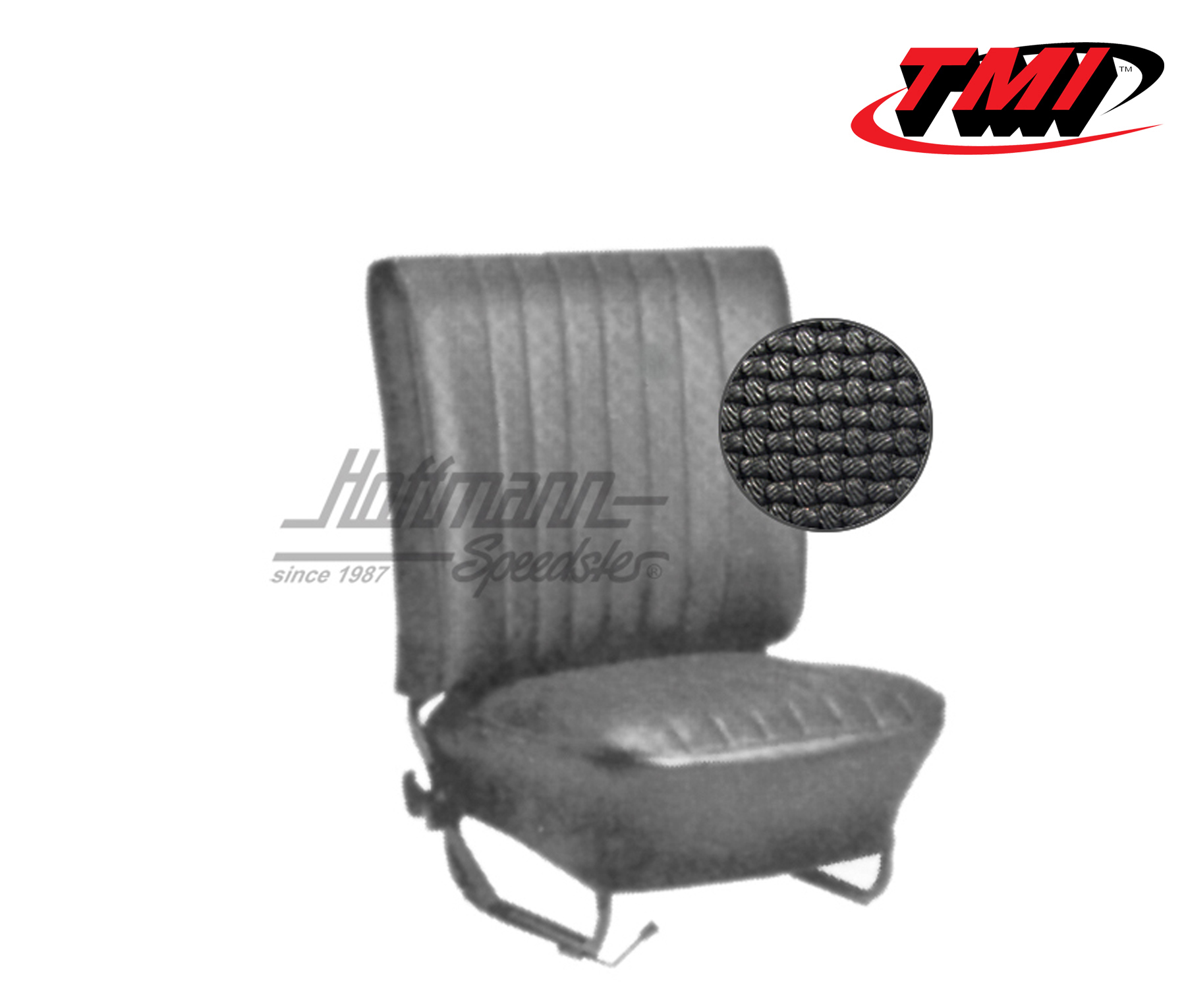 Sitzbezüge, Limousine, 67-72, Korbmuster, schwarz | 43-1130-01 | 055-5940