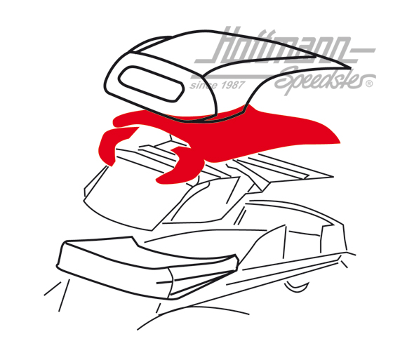 Verdeckpolster, Cabrio, .63-7.71 |  | 020-4640