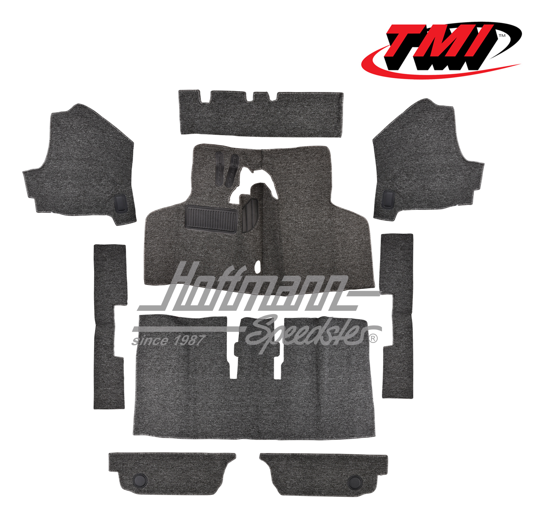 Teppichsatz, Typ 3, 61-67, grau | 34-F3029-407 | 069-9670