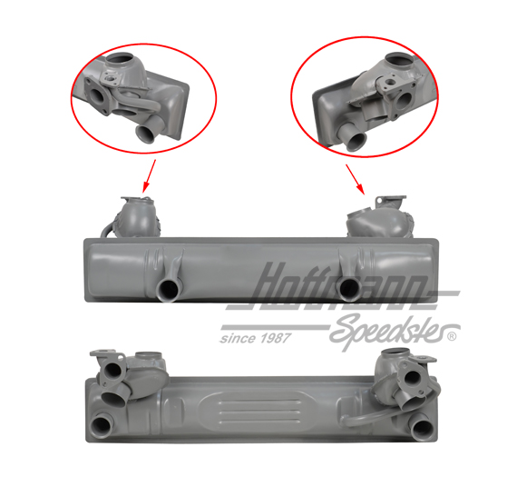 Auspufftopf, 40-50PS/29-37KW, Top-Qualität | 113 251 053 AD | 020-3410-25