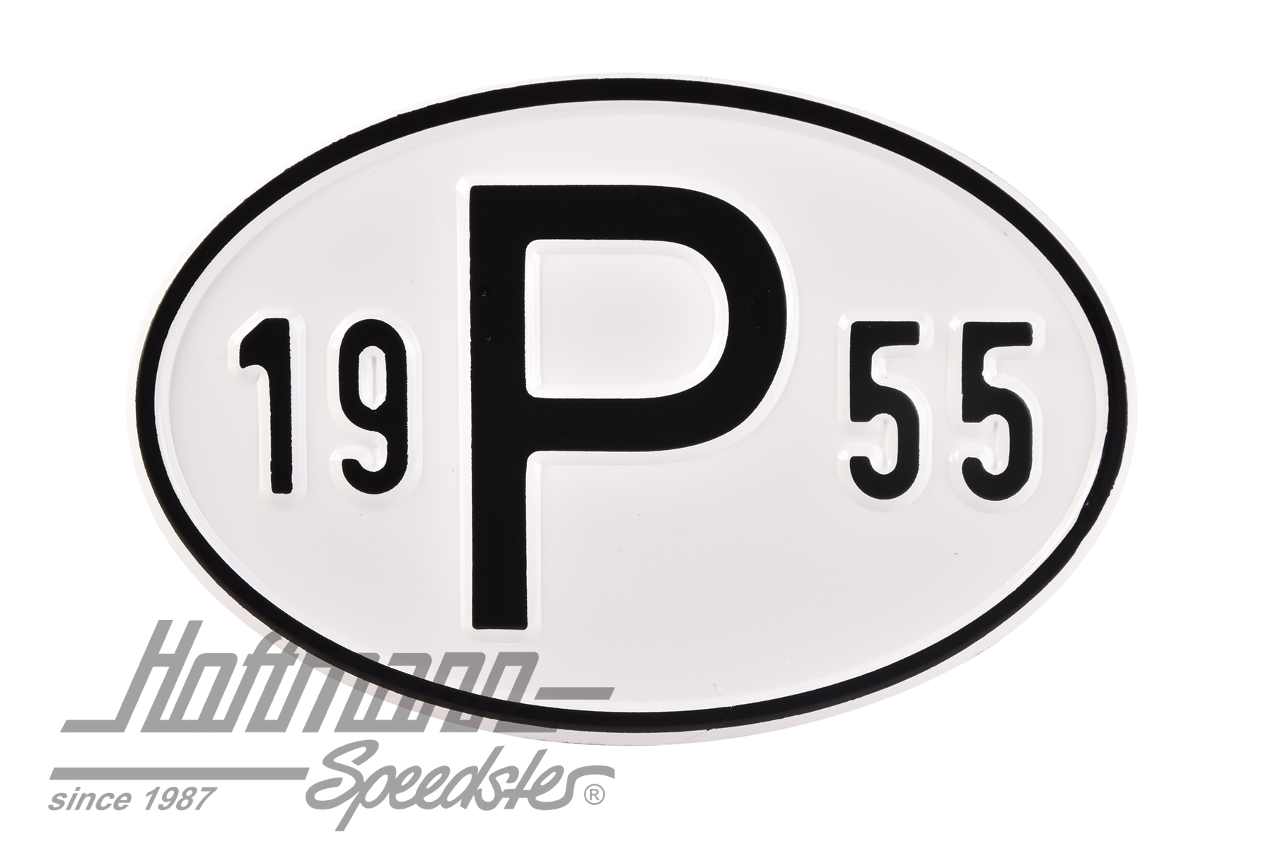 Nationalitätsschild "P", "1955", Alu |  | 020-2405-55