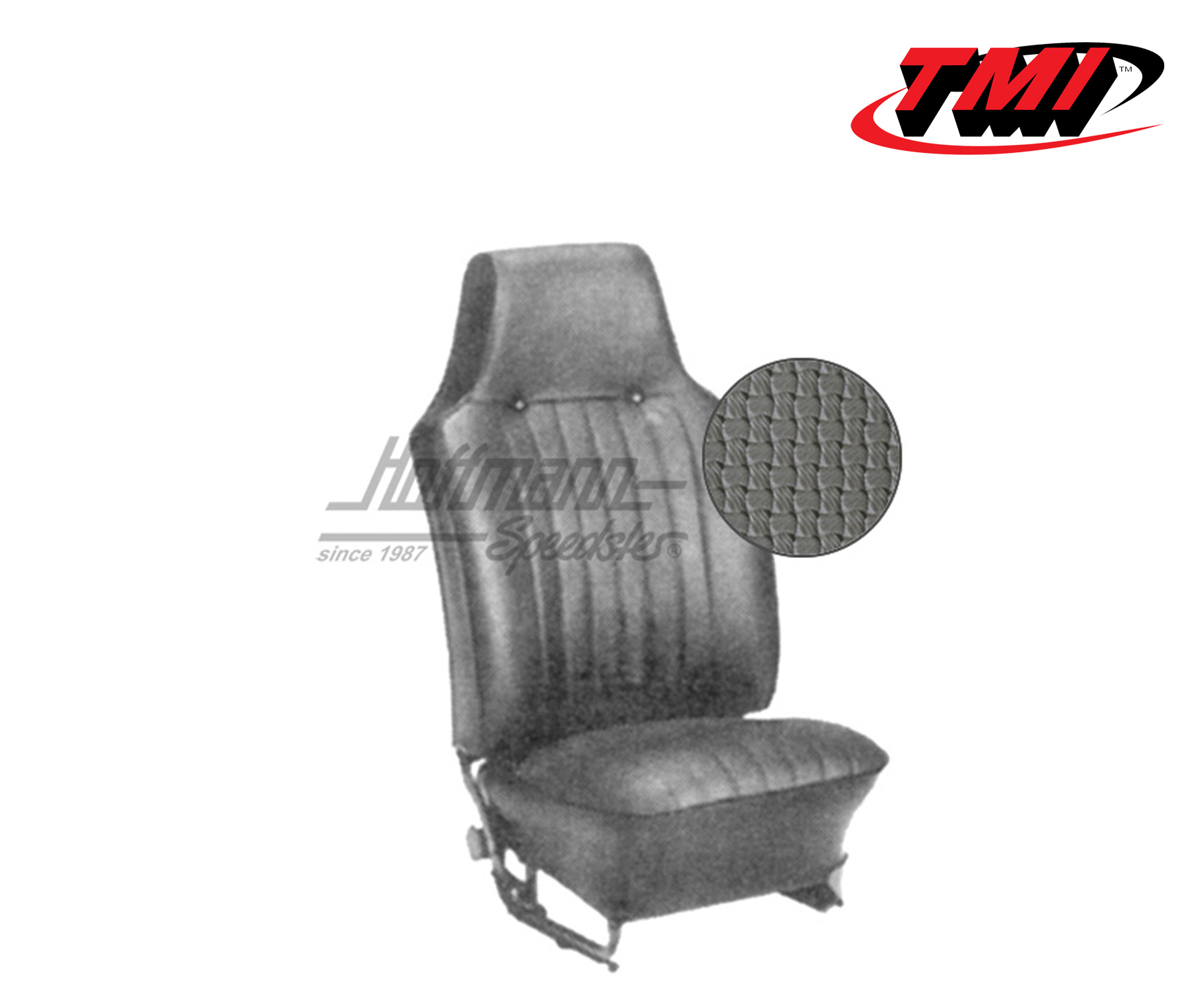 Sitzbezüge, Limousine, 67-69, Korbmuster, grau | 43-1125-06 | 055-5735
