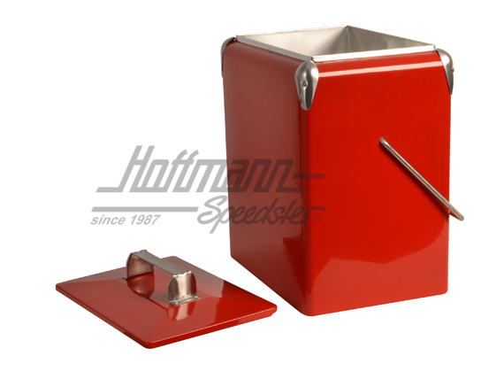 Kühlbox, Vintage Cooler, rot