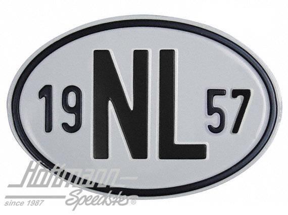 Nationalitätsschild "NL", "1957", Alu |  | 020-2391-57