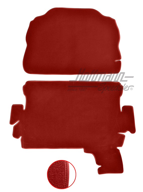 Teppichsatz, Kofferraum, 1303, rot |  | 026-6626