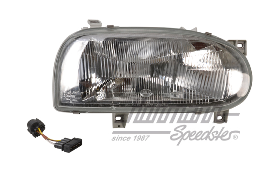Scheinwerfer, Golf 3, -92/-97, Hella, re | 1AJ 007 235-281 | 219-3705-02