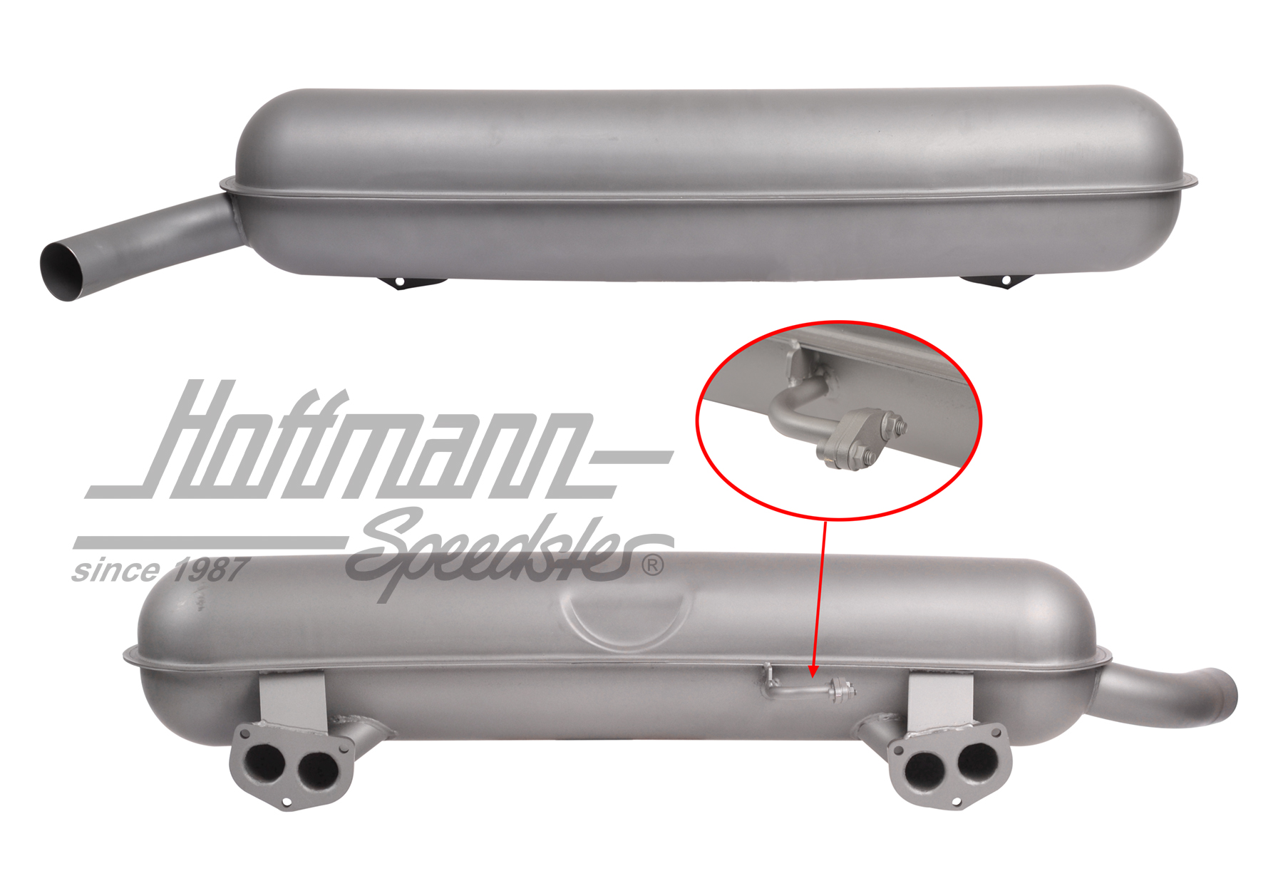 Auspufftopf, Stahlblech, 912E, USA