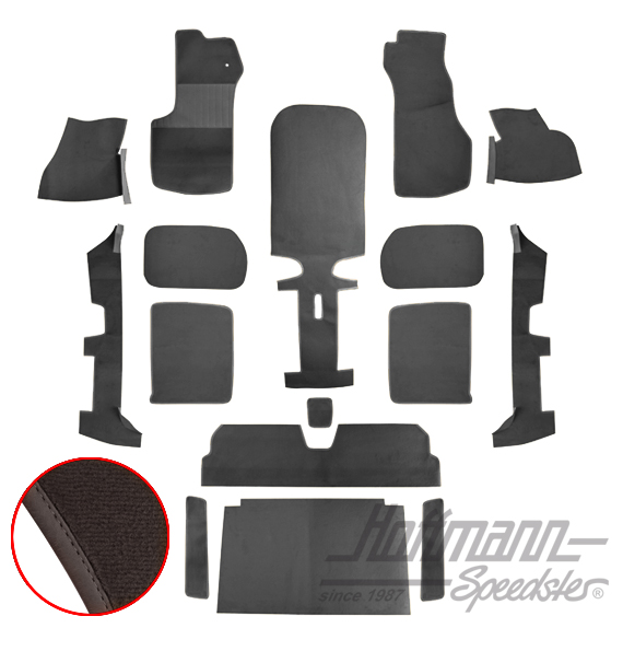 Teppichsatz, Golf Cabrio,79-93,anthrazit |  | 180-3010-15