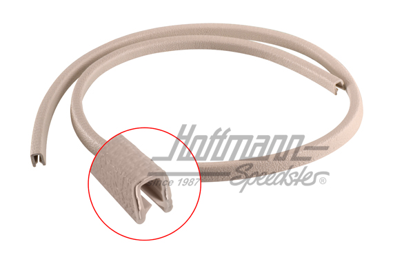 Keder, B-Säule, Bus T2, 8.67-7.79, weiß | 211 867 365 | 090-6142-20