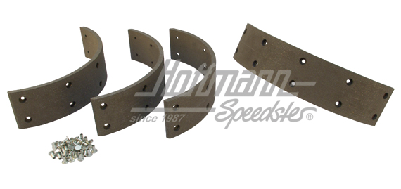 Bremsbelagsatz, hinten, Bus T2/T3, 70-92 | 251 698 135 | 090-3080