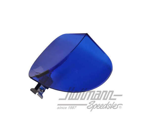 Wirbulator, Frontscheibe, blau