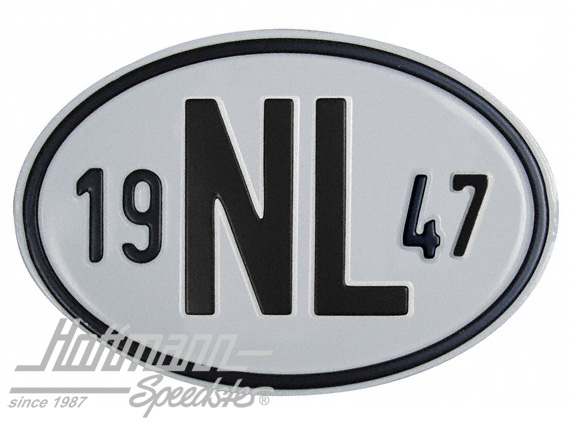 Nationalitätsschild "NL", "1947", Alu |  | 020-2391-47