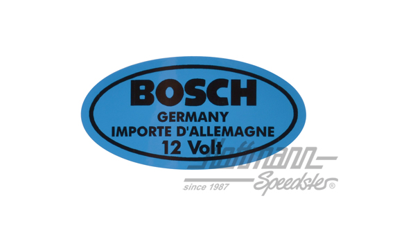 Aufkleber "12 Volt",Zündspule,8.67-,blau | 111-0003A | 021-0194-20
