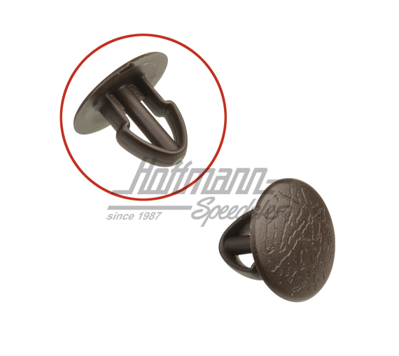 Clip, Verkleidungen, seitlich/hi., braun | 251 867 299  90V | 360-1550-26