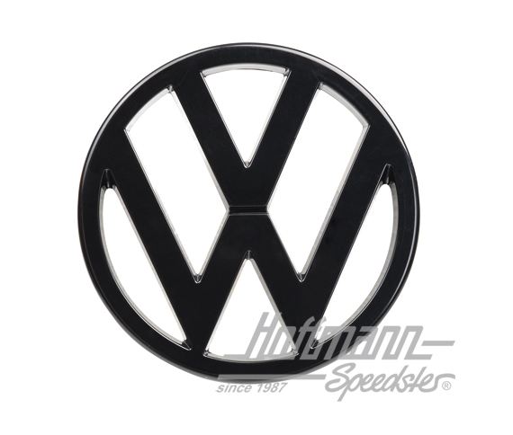Emblem, vorne, schwarz, Golf/Bus T3, 74- | 171 853 601 | 180-6500-08