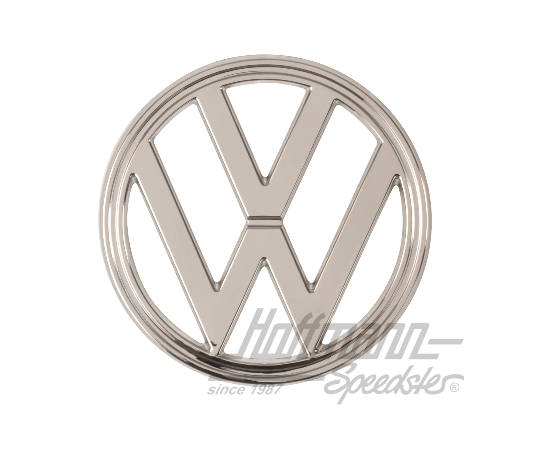 Emblem, vorne, Bus T2, 180mm, Chrom | 241 853 601 E | 097-1081