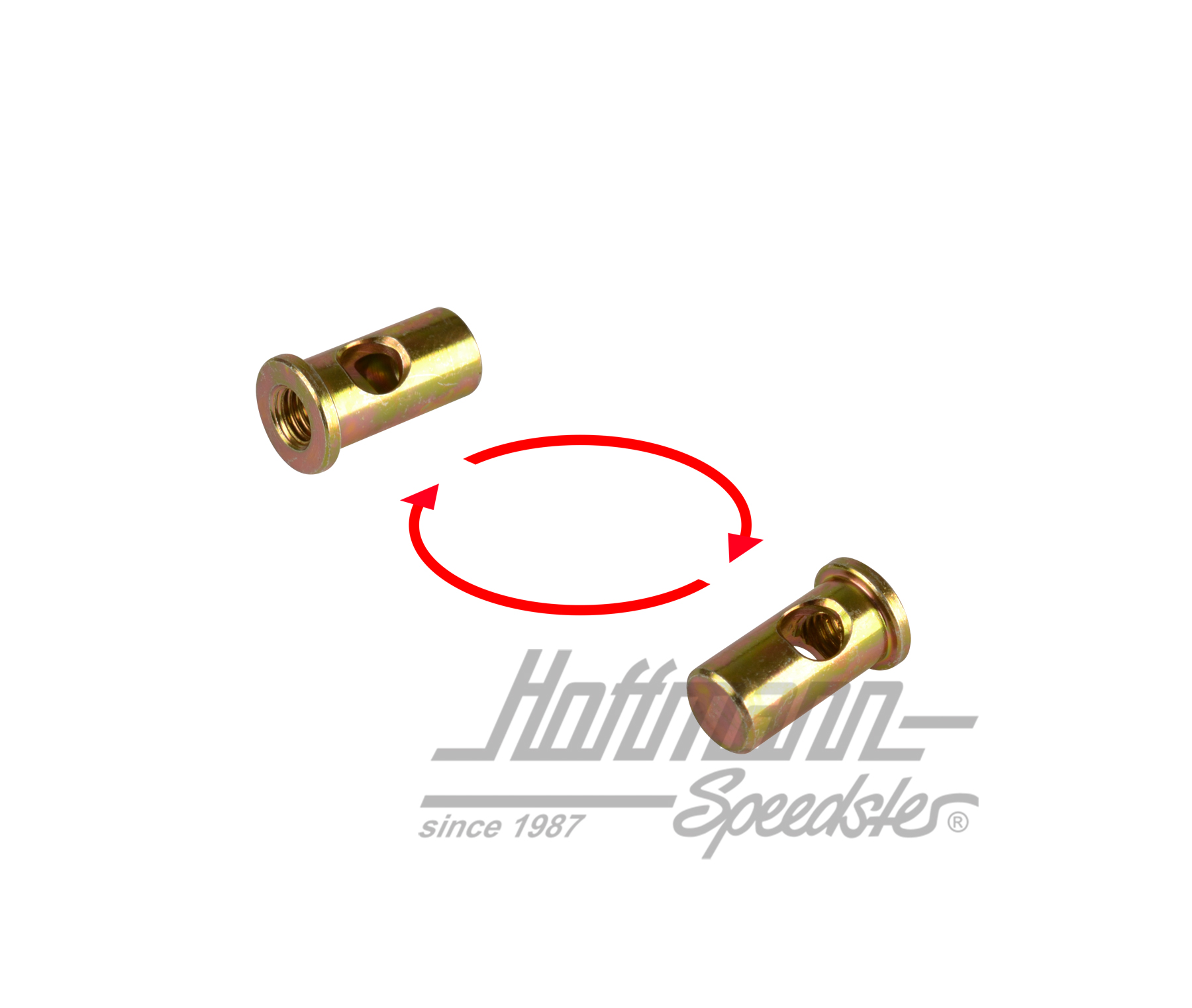 Bolzen, Gaszug, hinten, Bus T2/T3 | 211 721 578 B | 092-1007-10