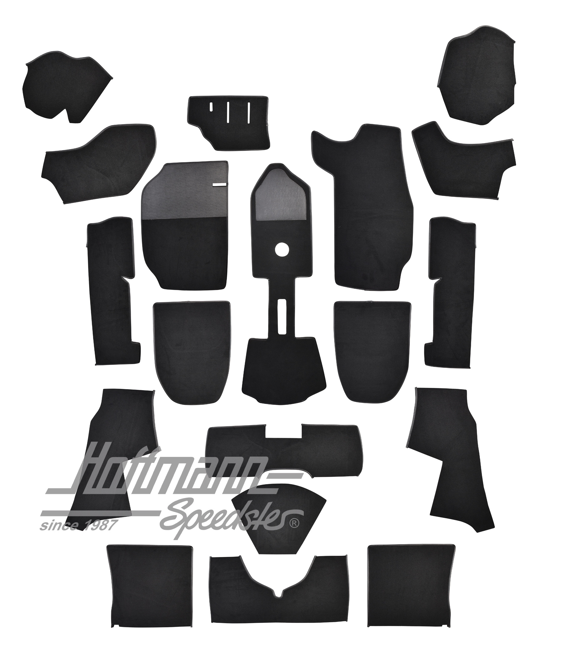 Teppichsatz, Porsche 911, 74-84, schwarz | EQ880999 | 580-0252-20