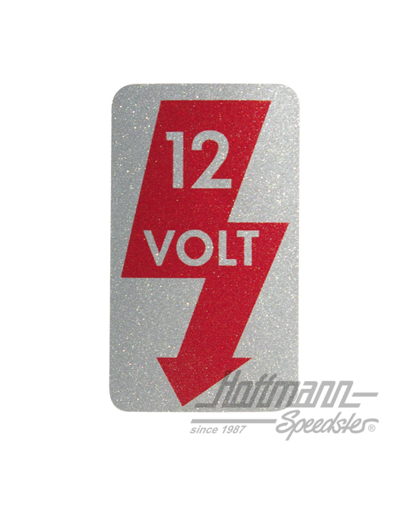 Aufkleber "12 Volt", A-Säule, links | AC 853 941 | 021-0191