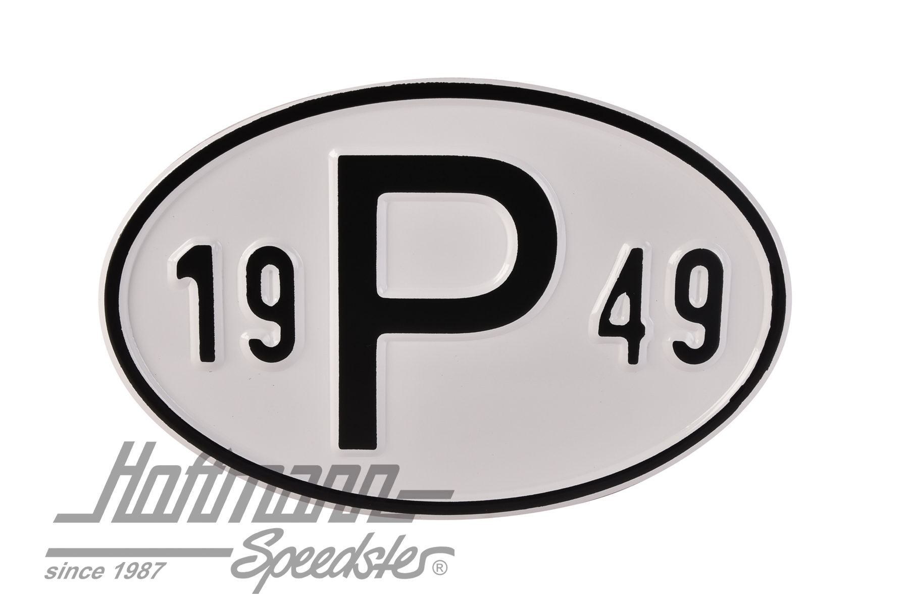 Nationalitätsschild, "P", "1949", Alu |  | 020-2405-49