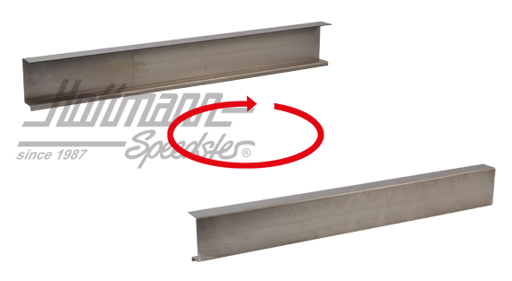 Rep.Blech, Längsträger, Mitte, 800mm | 211 703 203 | 096-0196-16