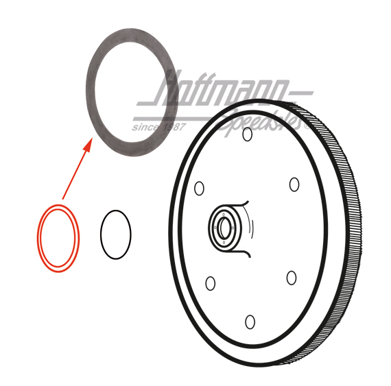 Unterlegscheibe, Schwungrad, 0.30mm | 021 105 281 | 092-0215-30