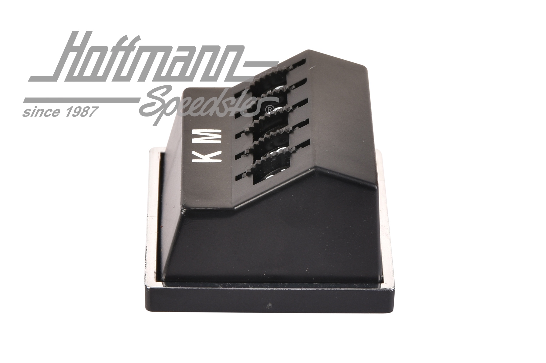 Tageskilometerzähler, "KM", schwarz