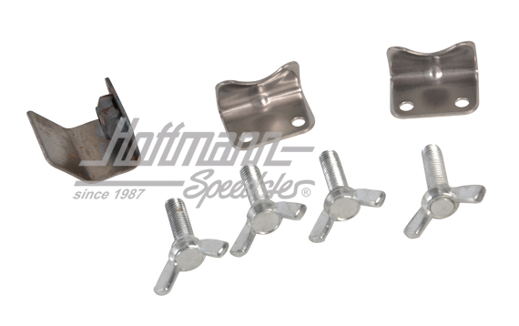 Safari-Fenstersatz, vorne, Edelstahl,Eco